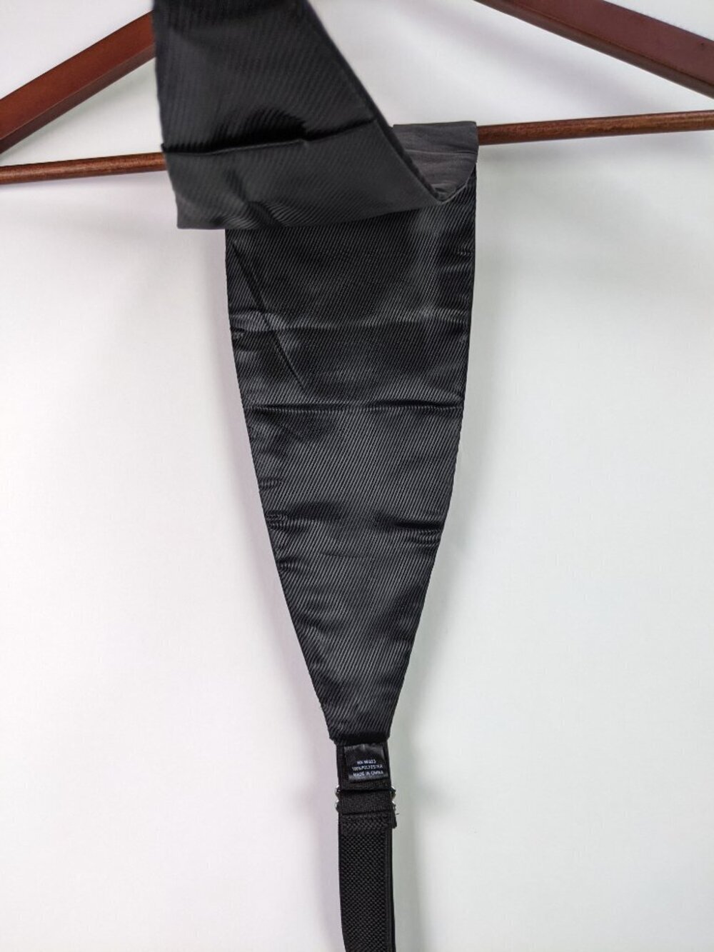 Nordstrom Rack Mens Suit Blazer Jacket with Cummerbund Size 40R in Black - Picture 9 of 11